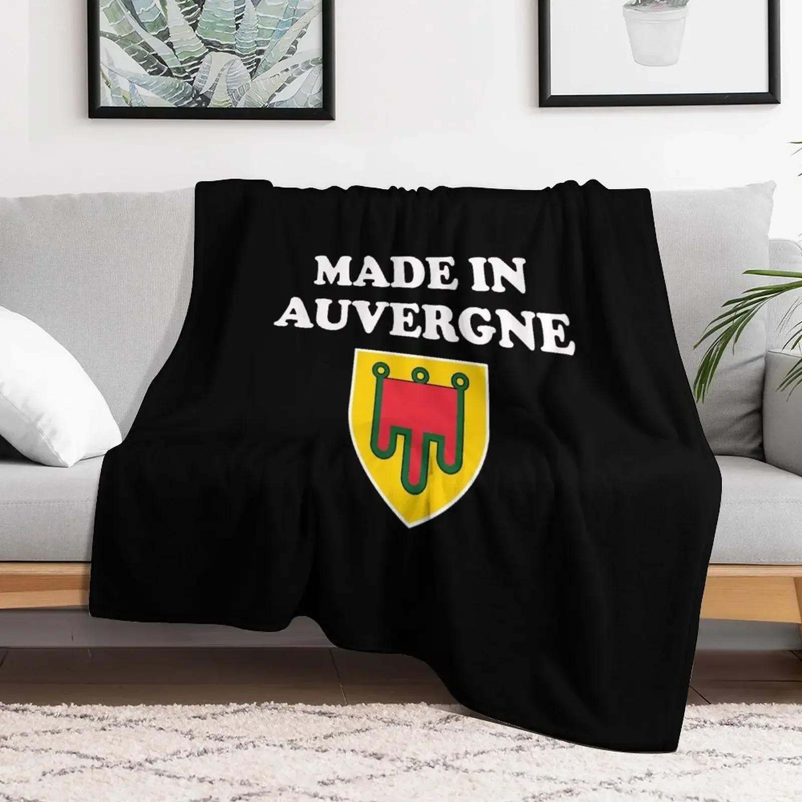 

Made In Auvergne - Region of France Throw Blanket manga Giant Sofa Blankets