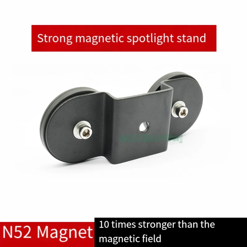 66mm-88mm Strong Magnetic Bracket,Rubber Coated Magnetic Mount for Roof Long Bar Spot Light,Easy Installation Secure Fixation