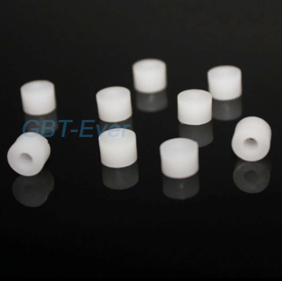 

10/50/80Pcs White 2.5A Thickened Shaft Sleeve Plastic Bushing Axle Limit Plastic Spacer Washer Fit 2.5mm Diameter Shaft Tightly