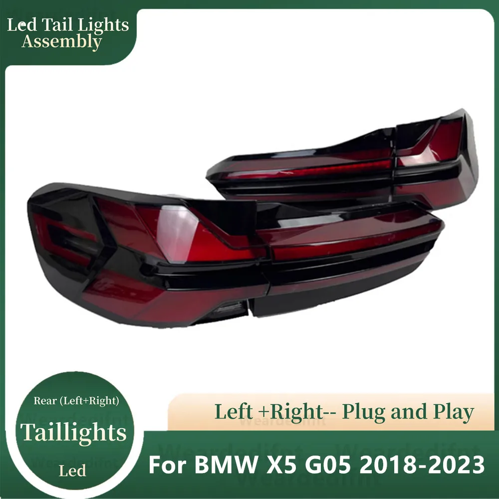 Автомобильные задние фары для BMW X5 G05, светодиодные задние фары 2018-2023 G05, стоп-сигнал, ДХО, сигнал поворота, задние автомобильные аксессуары