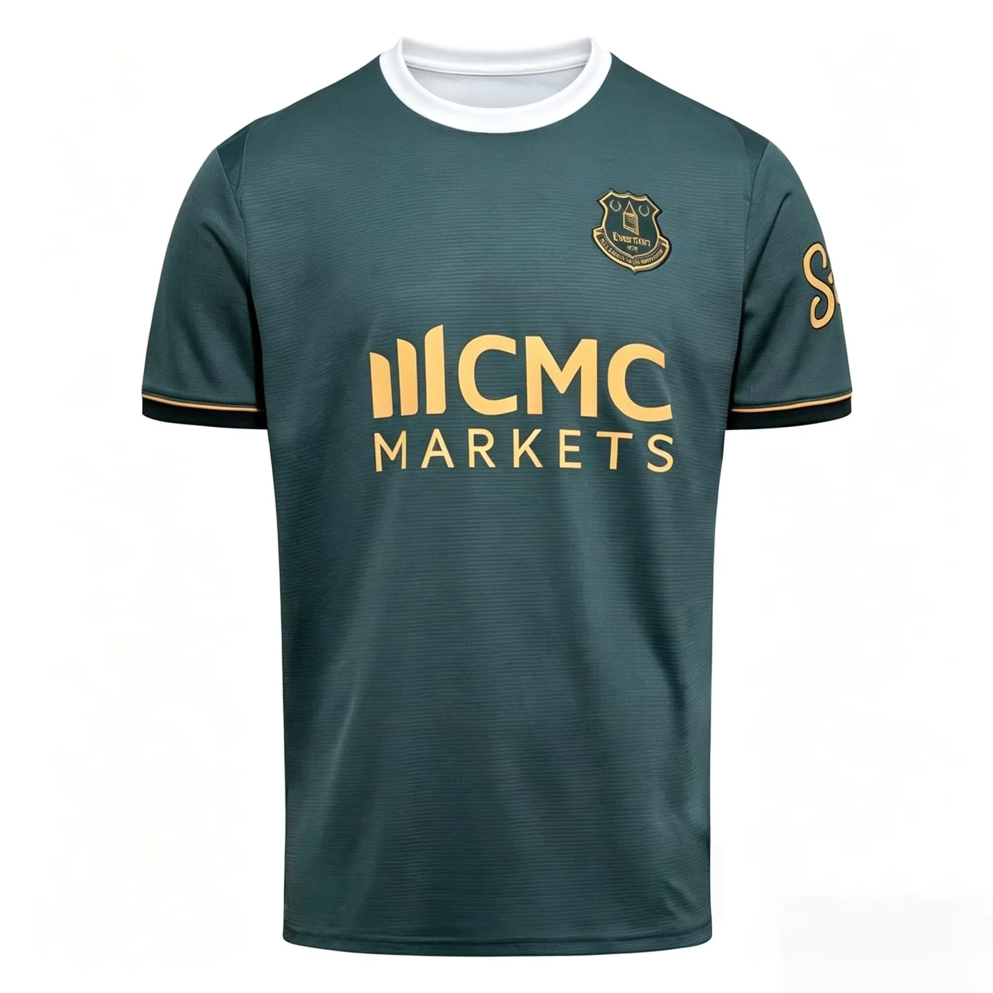 Heißes Y2k Everton Fußballtrikot Herren Fußball 3D T-Shirt Atmungsaktives Kurzarm-Sportshirt Trainings-Top Lässiger Sommer-Fan-Stil – Detail 4