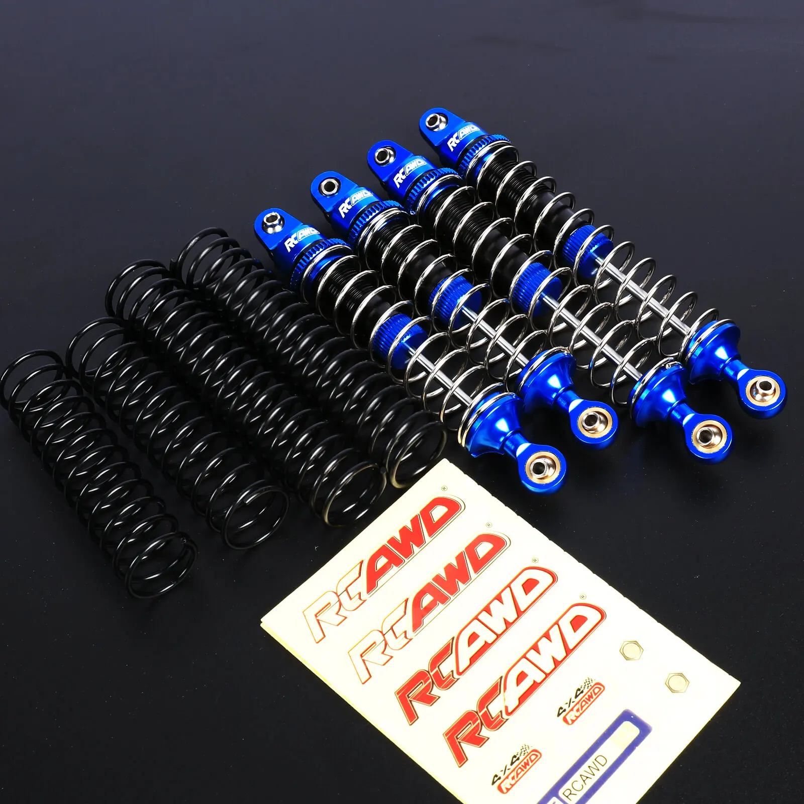 Aluminum Front and Rear Shock Absorber for 1/10 Losi Baja Rey 4WD / Hammer Rey U4  Rock Racer Upgrdes part