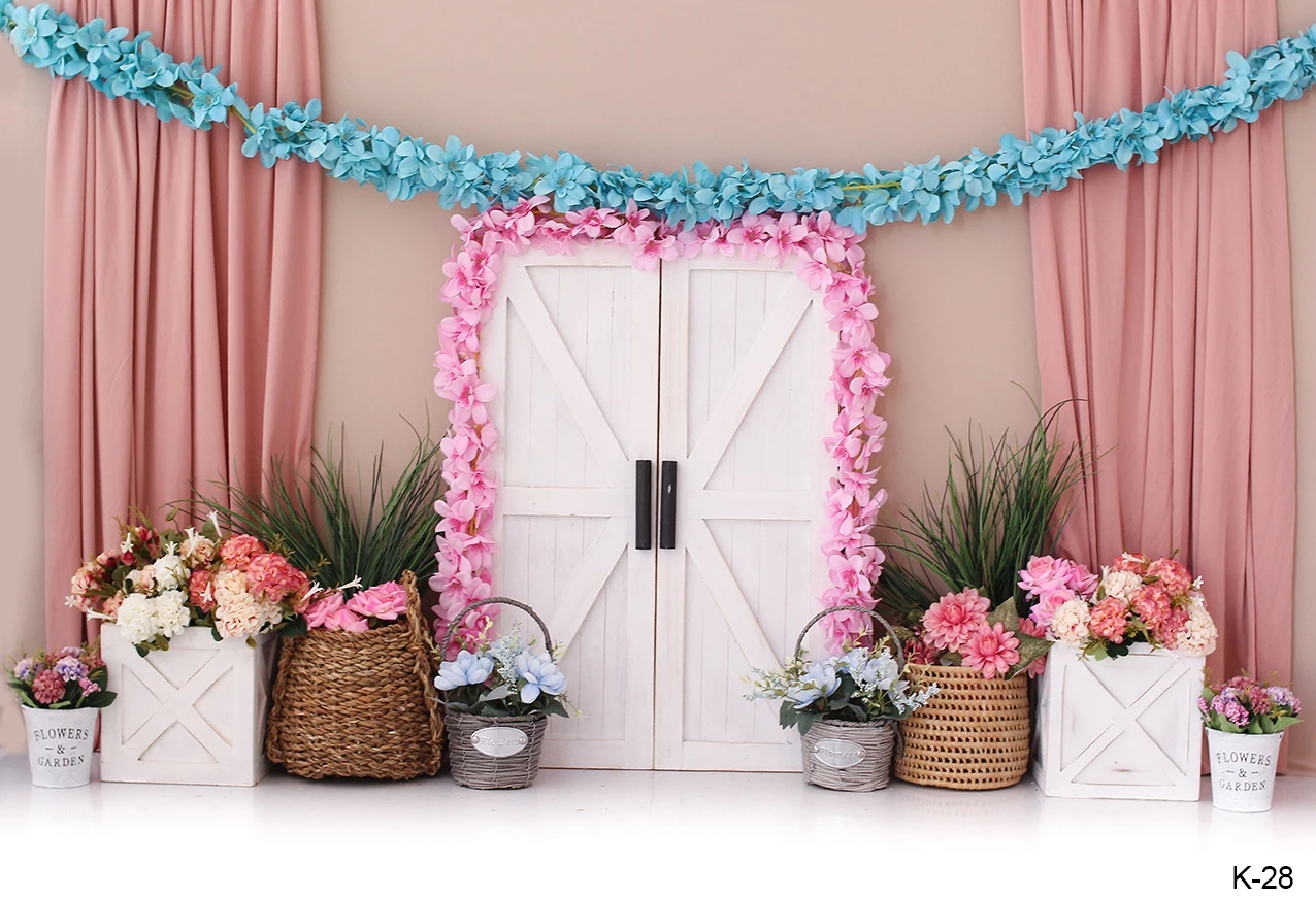 Фон для фотосъемки с изображением яйца и кролика на весну и Пасху