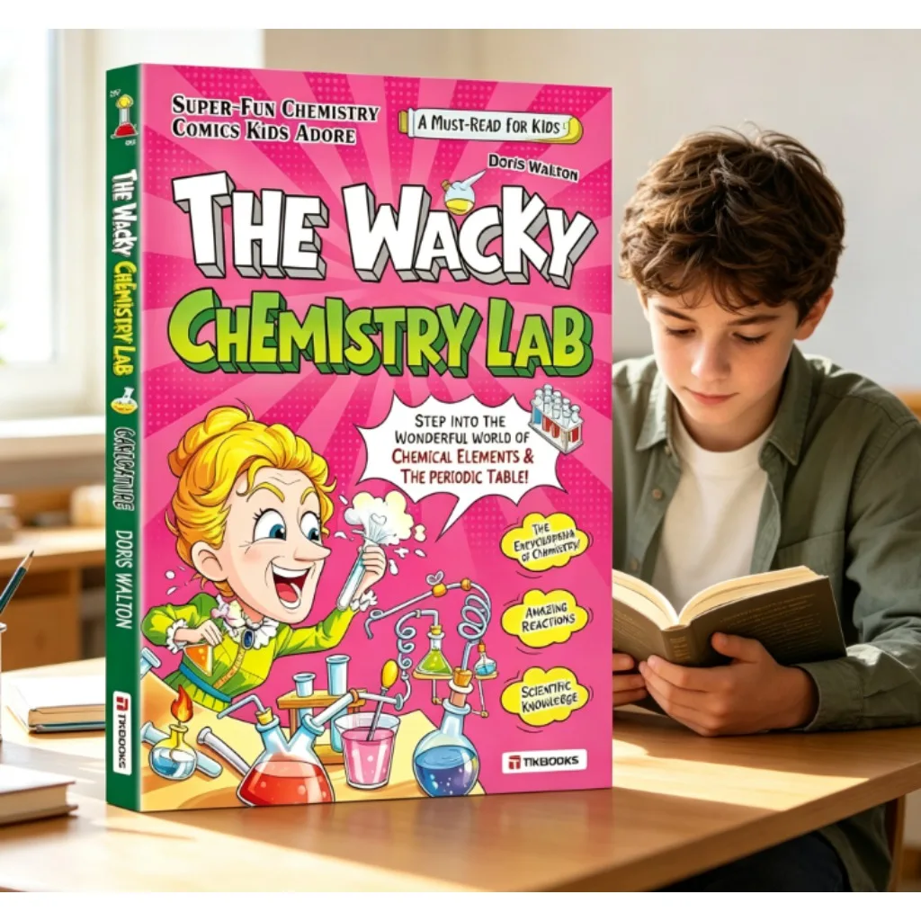 Cross-border Explosions My First Chemistry Adventure Children's Chemistry Comic Guide Books