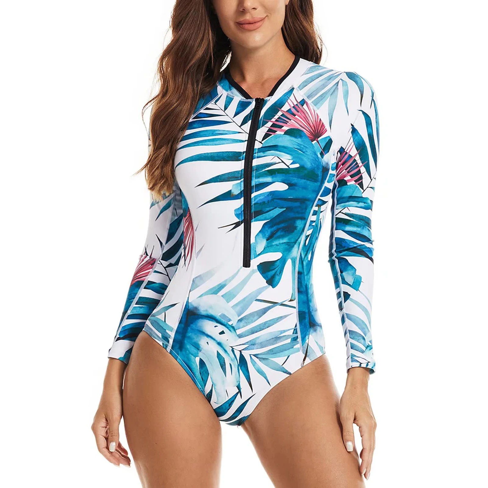 Sexy Bikini Swimsuit for Women Rash Guard Long Sleeve Suit Gift for Girls Ladies Friend