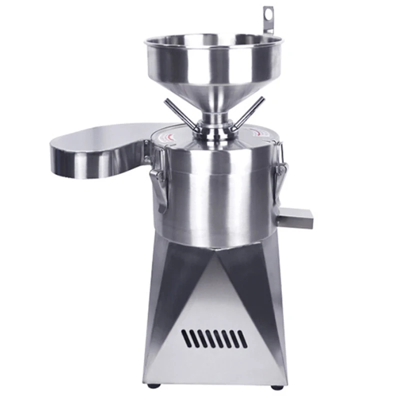 Refinador de harina de salchichas de Tofu, desayuno, restaurante, separación automática de lodos de acero inoxidable, máquina de leche de soja de alta potencia