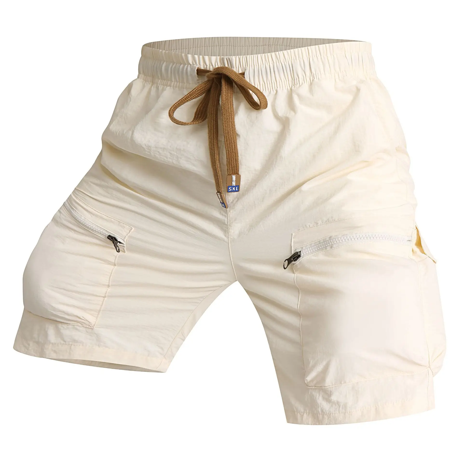 

Мужские повседневные шорты большого размера, летние легкие шорты для спорта на открытом воздухе, крутые дышащие пляжные хлопковые шорты-карго свободного покроя