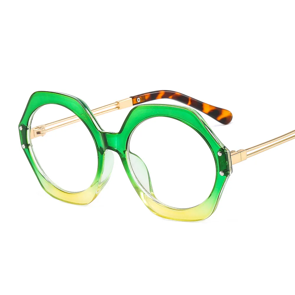 56236 Frauen Sonnenbrille Kunststoff Brillen rahmen Anti-Müdigkeit Computer Brillen rahmen Luxus Vintage Sonnenbrillen weiblich grün oculos