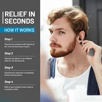 Ear Pressure Tool Portable Ear Pressure Relief Suction Device Ear Pressure Relief Tool for Headach Ear Massage Tool 2