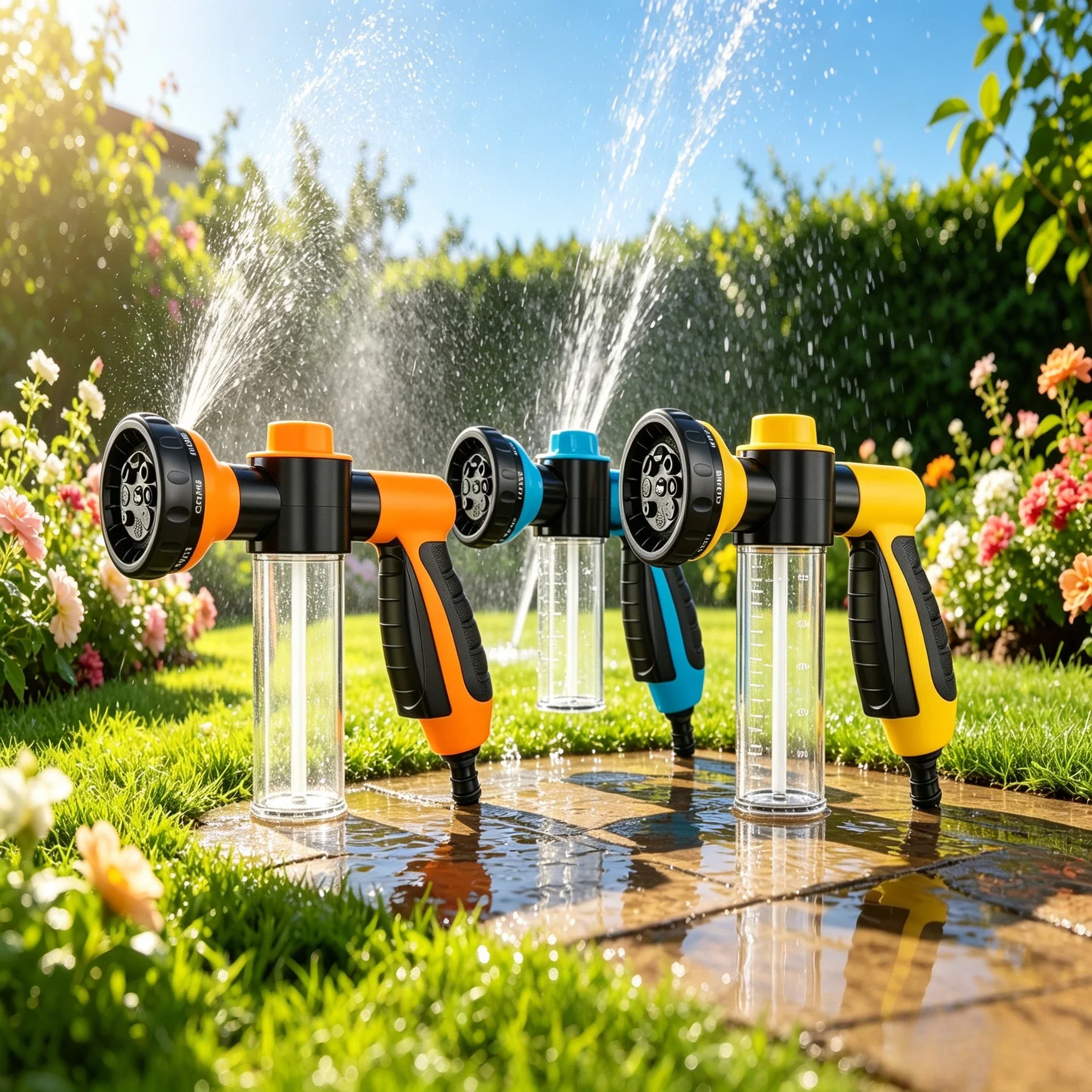 

Heavy Duty High Pressure Water Gun Multi-Function Foam Sprayer for Car Washing Garden Watering Household Cleaning
