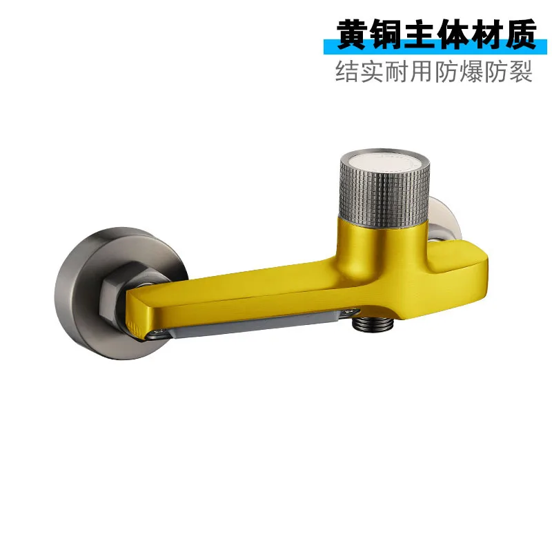 منفذ شلال جديد، مفتاح دش ثلاثي، مجموعة دش الحمام، جميع صمامات خلط صنبور الجسم الرئيسي النحاسي #2