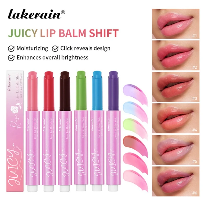 Laker ain Kristall gelee Lippenstift feuchtigkeit spendend lang anhaltende nahrhafte Balsam magische Farbänderung Lip gloss