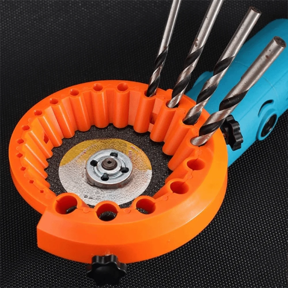Portable 2-13mm Drill Bit Sharpener Thickened Precise Grinding Tool Compatibility Efficient Sharpening Tool Polishing