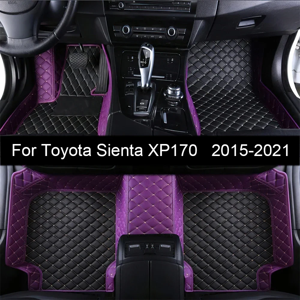 Custom Car floor Mat Fit For Toyota Sienta XP170 2015 2016 2017 2018 2019 2020 2021 accessories Car Carpet