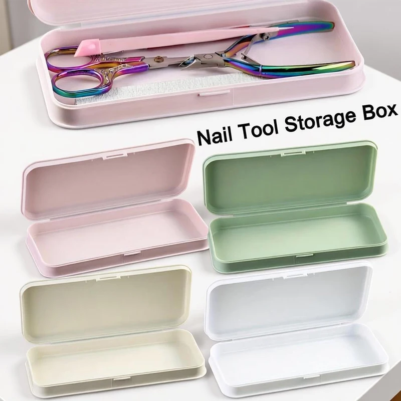 

Home Plastic Matte Makeup Brush Storage Box Kawaii Stationery School Pencil Box Cute Cosmetic Nail Eyelash Tool Storage Box