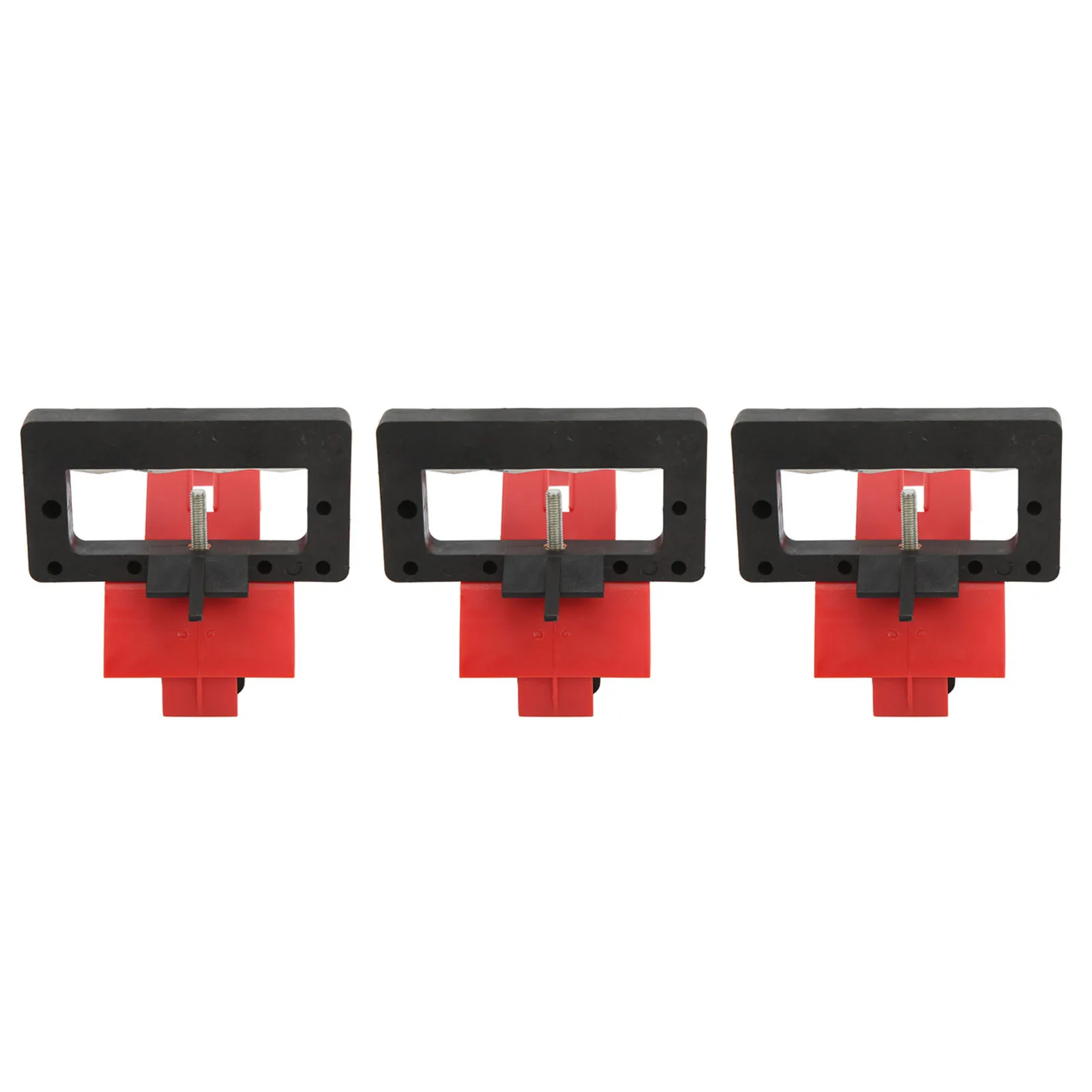 

Зажим автоматического выключателя на замке Блокировка автоматического выключателя Сверхмощный антивыцветающий красный черный для ручки менее 70 мм для домашней промышленности