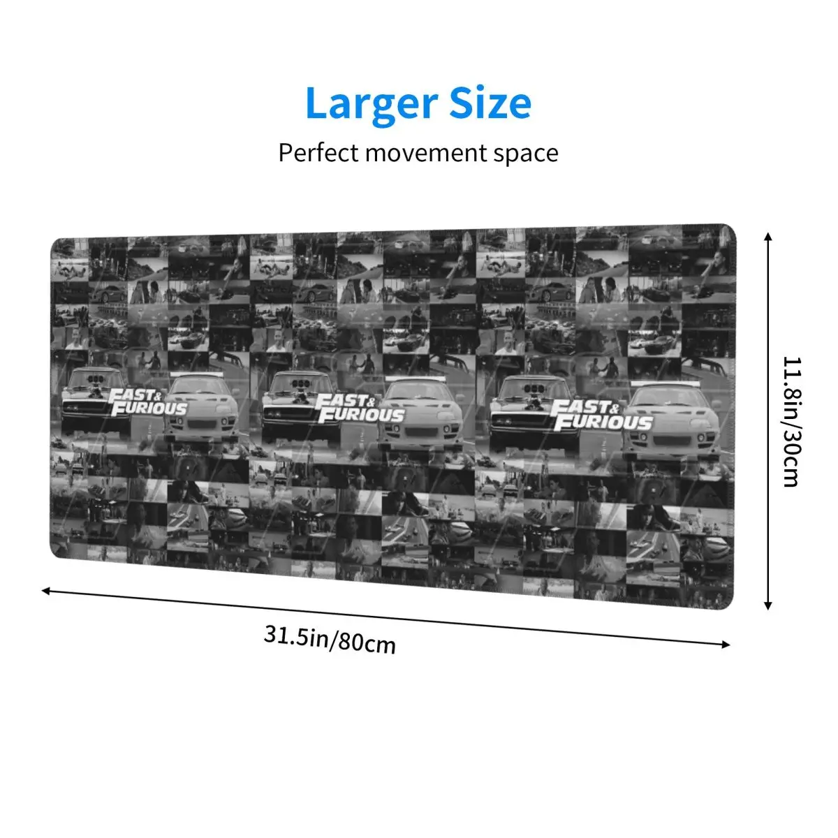 Large Mouse Pad Fast And Furious Is History Of Legend Gamer PC Laptop Mats Keyboard Carpet Computer Gaming Office Desk Mat