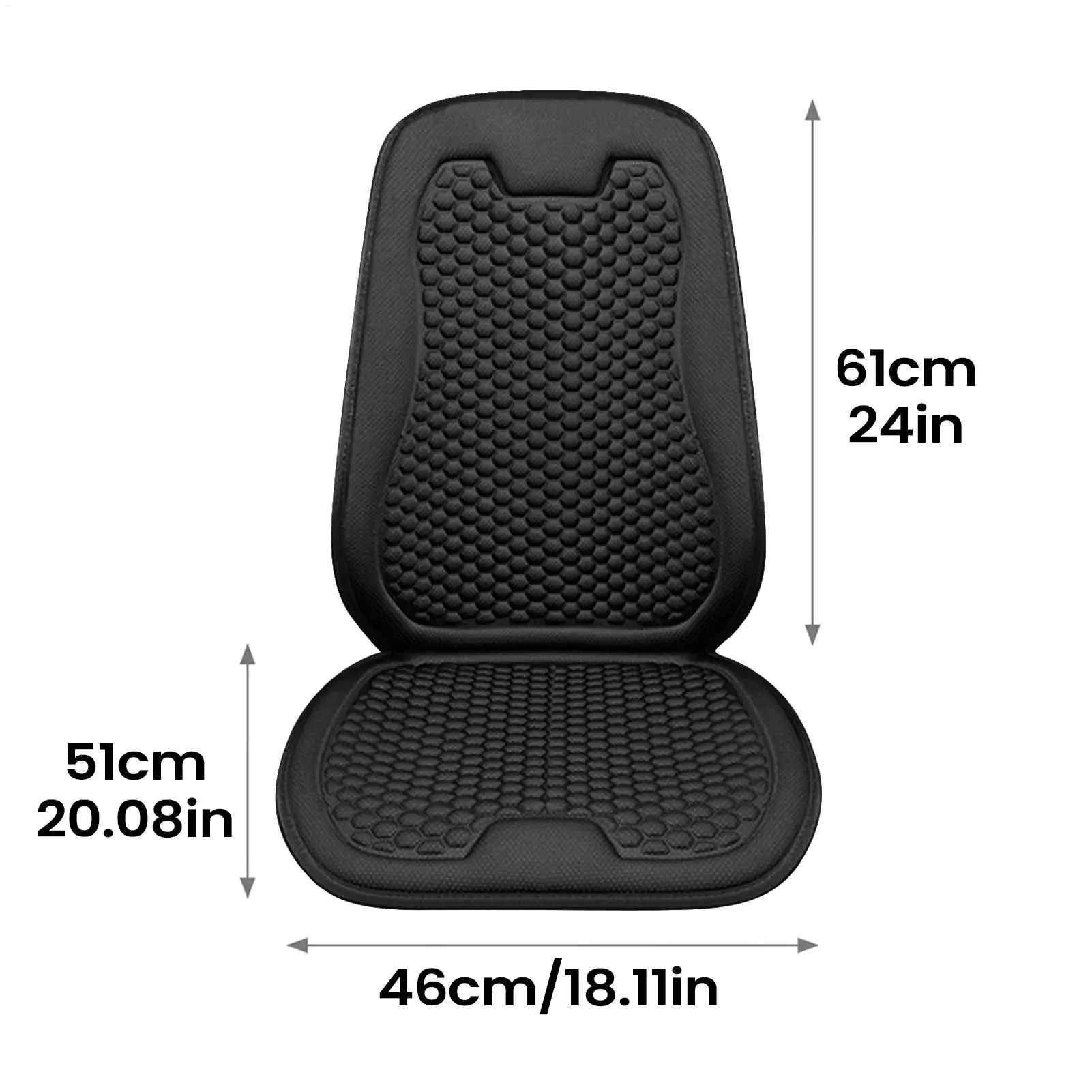 Auto-Sitzkissen Sommer-Kühlkissen Kühlender Autositzbezug Ergonomisch Atmungsaktiv Universell Rutschfest Belüftetes Auto-Sitzkissen – Detail 15