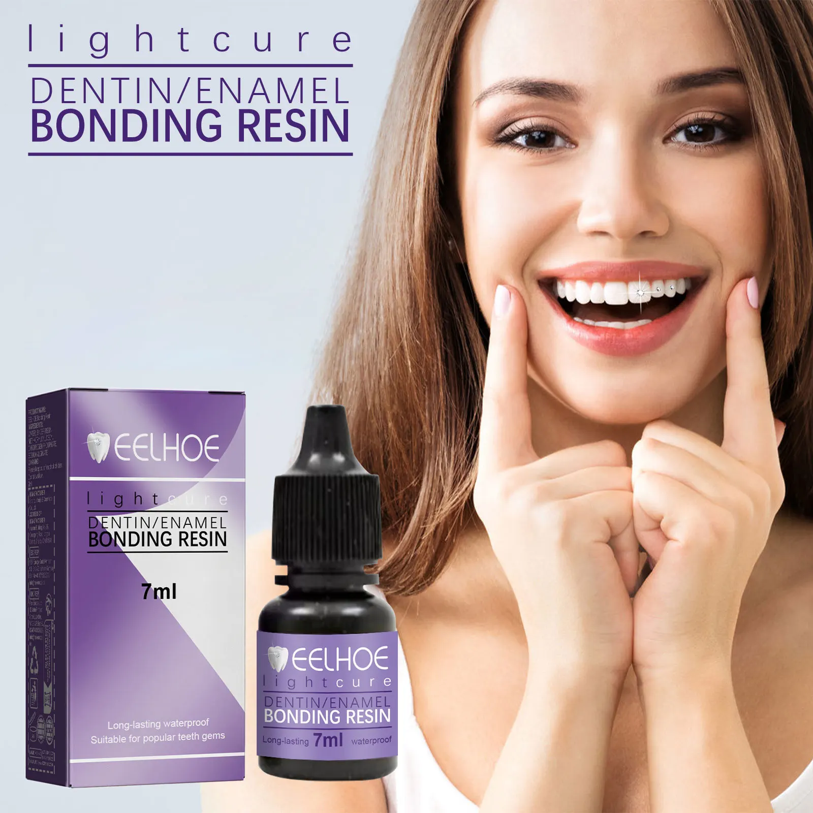 Teeth Gems Glue Lasting Waterproof Dental Adhesive for Tooth Gems Crystal Jewelry Sturdy Tooth Orthodontic Gel Tooth Decoration