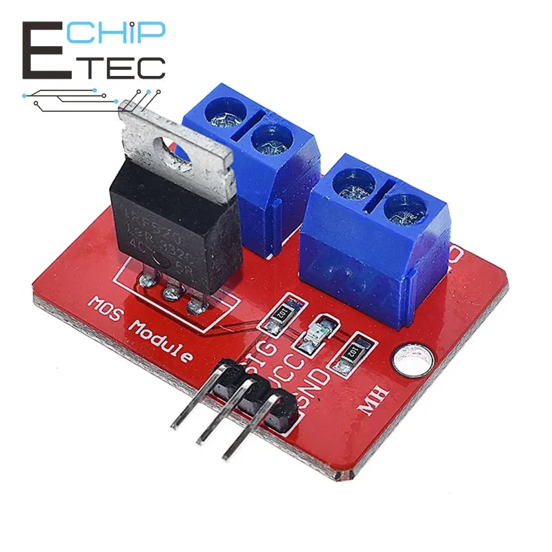 

1PCS/4PCS 0-24V Top Mosfet Button IRF520 MOS Driver Module For Arduino MCU ARM Raspberry pi