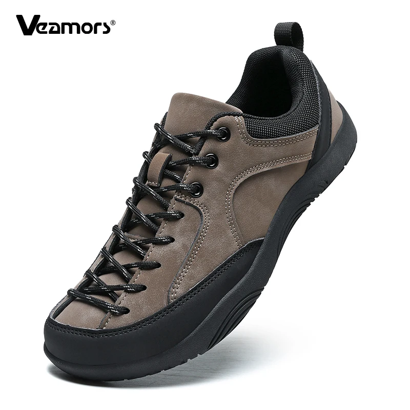 Wide Toe Couple's Hiking Shoes Men Women Non-slip Outdoor Sneakers Breathable Casual Sports Shoes for Camping Trekking Traveling