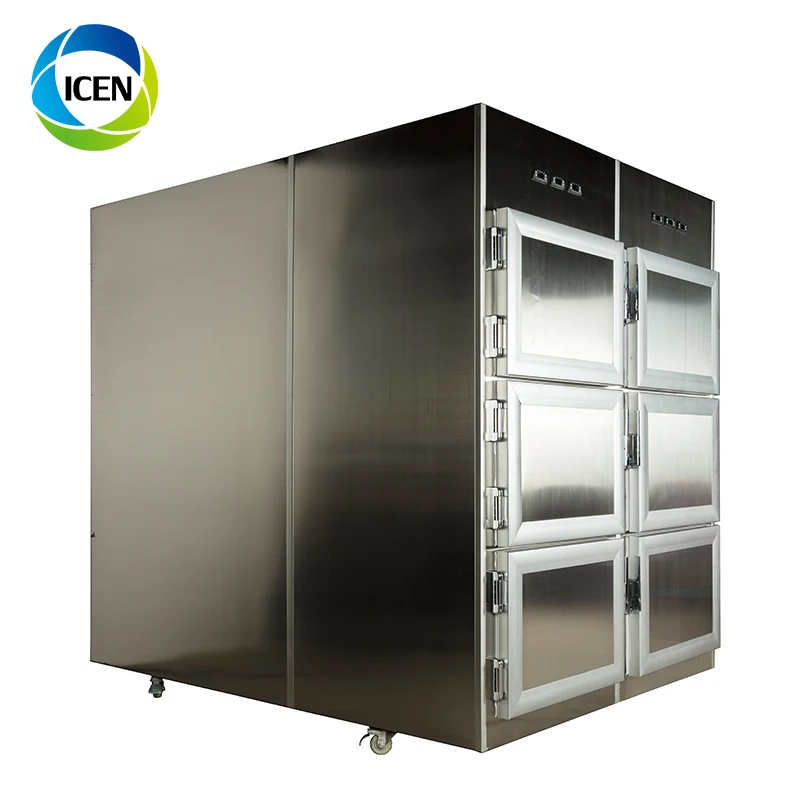 IN-U018 Medical Digital Mortuary Freezer Corpse Cabinet Morgue Equipment