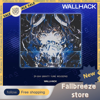 New Replica WALLHACK SP-004 Gravity Yume Glass Mousepad Smooth Mousepad Custom 490*430mm Glass Gaming Mouse Pad For FPS Gamer
