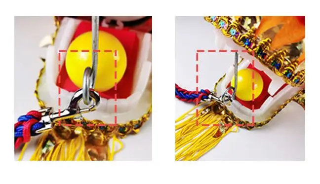 Chinese Ribbon Dance Dragon Head Accessories For Adult Children Festival Performance Prop Fitness Product (Not Include Body)