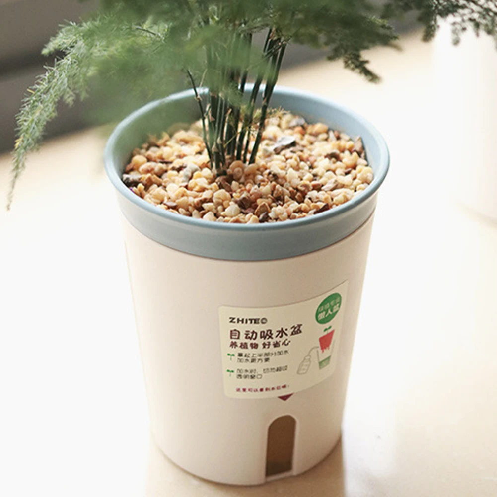 Double Layer Home Decoration Aeration Decoration Drainage Flower Pot Garden Plantation Fitment Perfect For Travelers