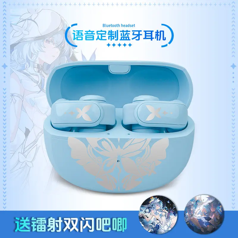 Anime Derivative Wireless Bluetooth Headset Custom Voice Prompt Universal For Android Ios Game Peripheral Gift Shore Keeper Fans view 2