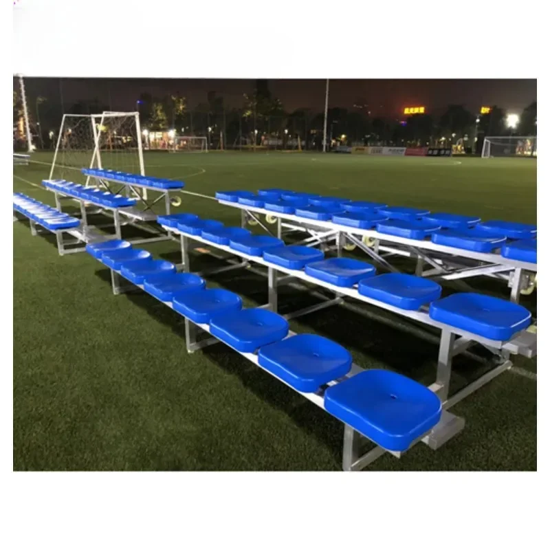 Mobile aluminum portable folding event bleachers grandstand  bleachers for football field