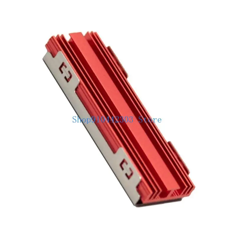 

652F M.2 SSD Coolers NVME Heatsink M.2 2280 SSD Hard Disk Aluminum Heat Sink with Thermal Silicone Pad for NVME M.2 2280 SSD