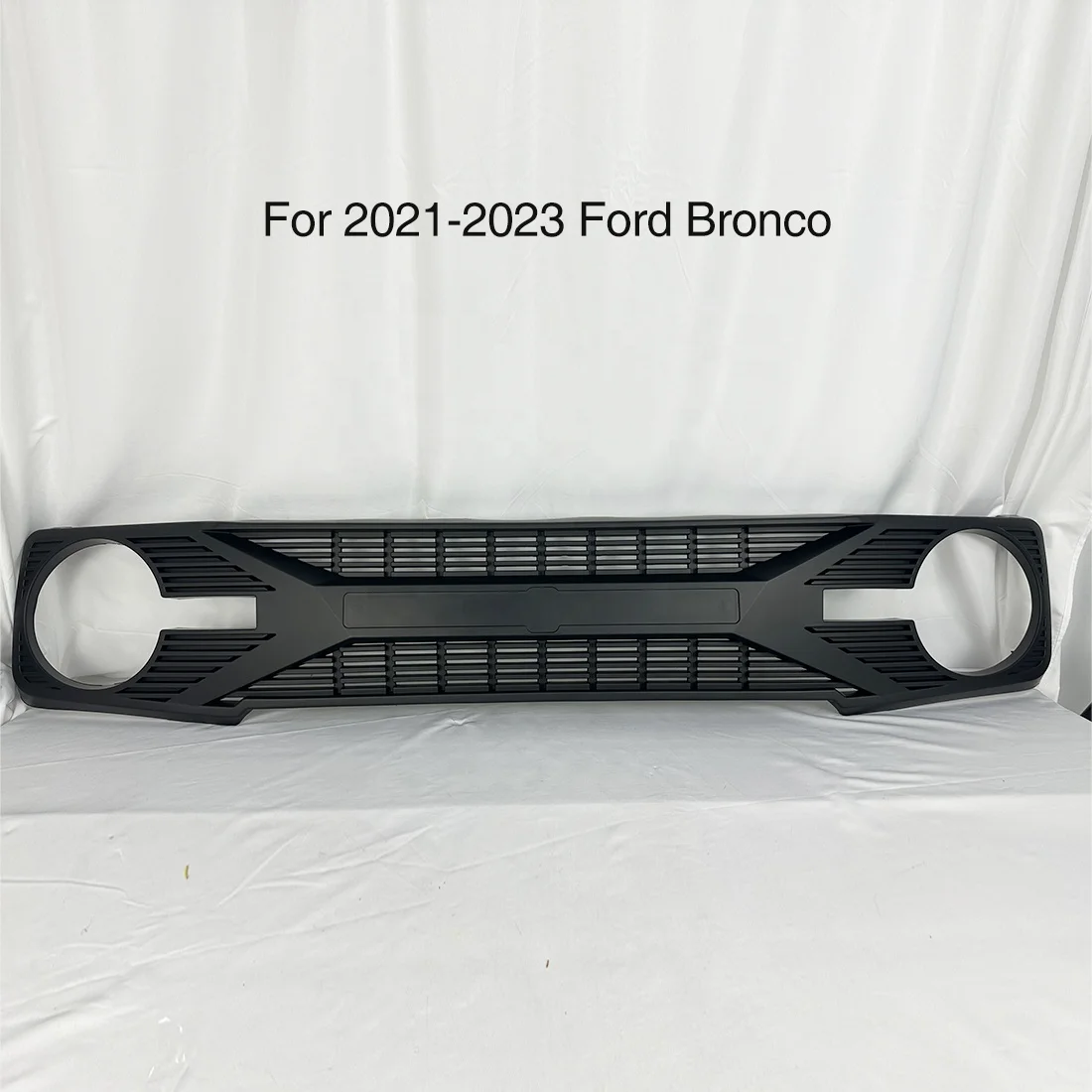 Car Grill Front Bumper Grille Grill For 20212022 2023 Ford Bronco 2/4 Door 2.3L 2.7L Matte Black