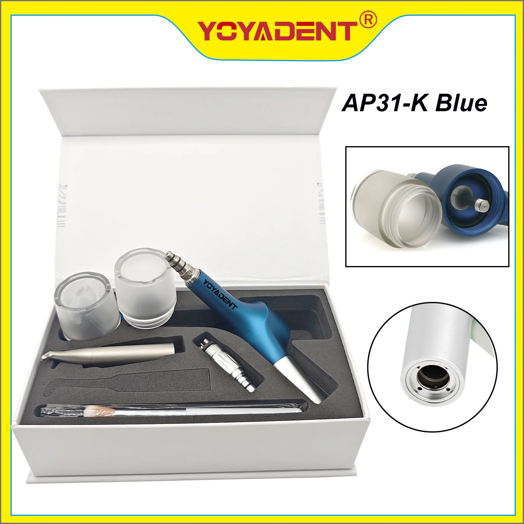 Fit KAVO Coupler Dental Air Prophy Polijstmachine Zandstralen Polijstgereedschap Tanden Whitening Tandheelkundige Producten Aluminiumlegering