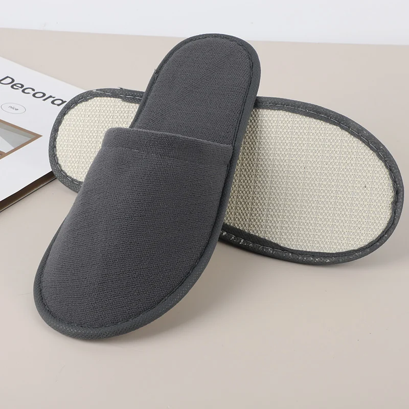 10 Pairs Of Mesh Sole Disposable Slippers With Anti Slip Properties For Hotels,Travel, Hospitality Clubs,And Homes