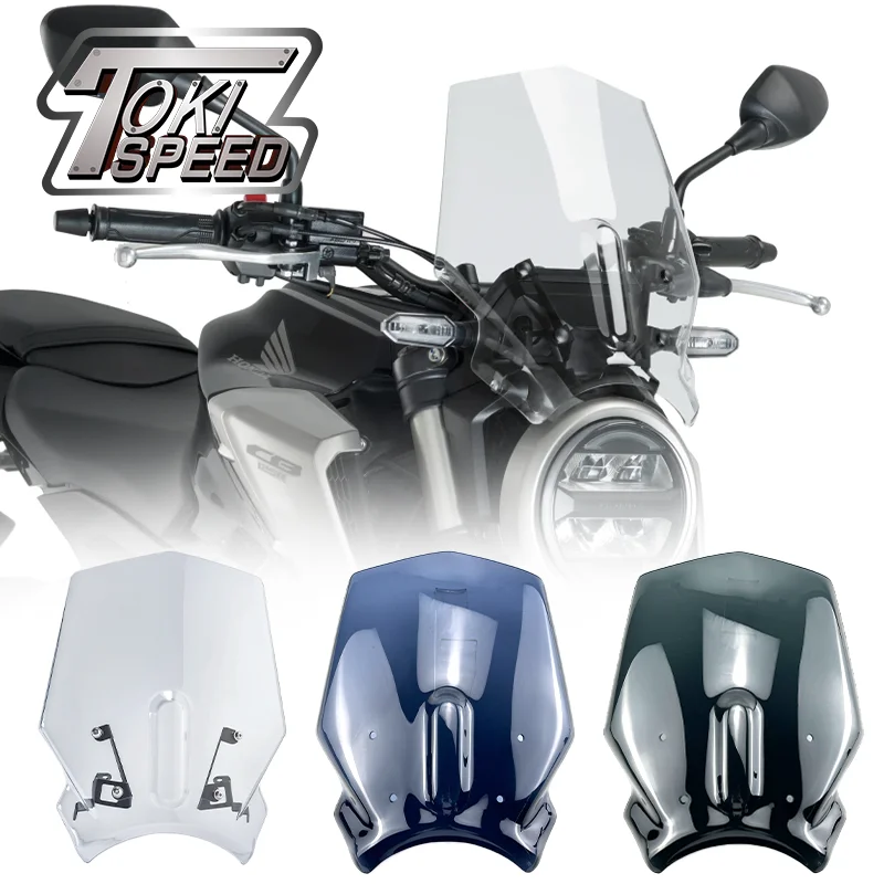 Motorcycle Windshield Windscreen Wind Deflector Protector For Honda CB125R CB250R CB300R  CB 125R 250R 300R 2018-2022 2021 2020