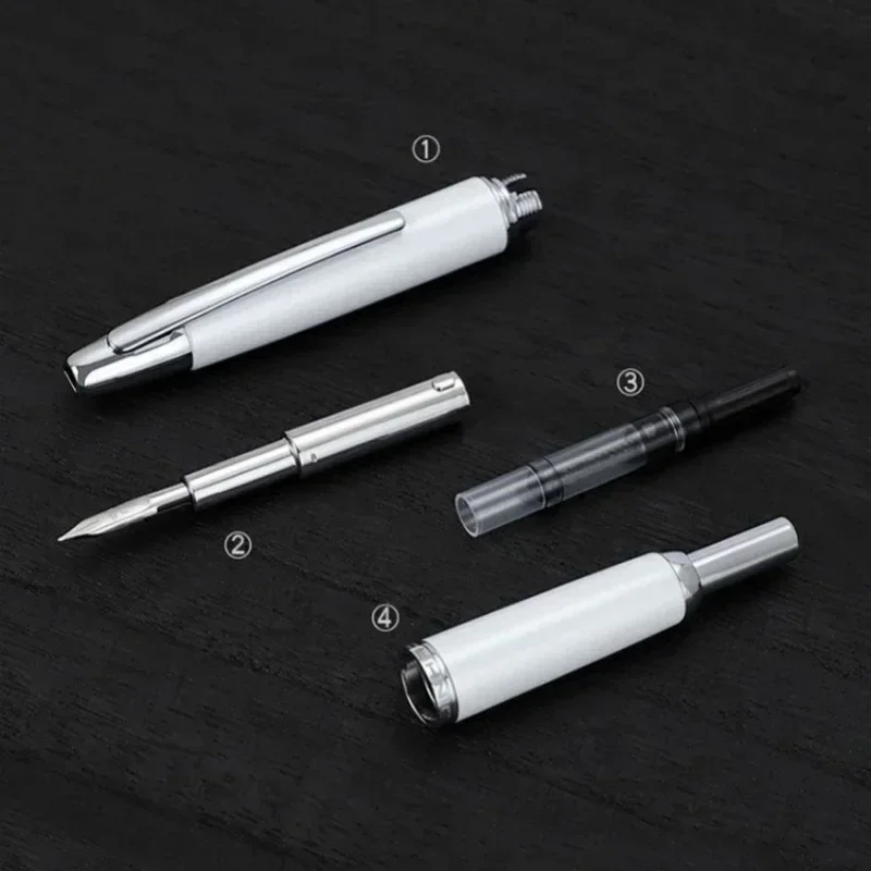 

Luxury JINHAO A10 Series Ink Pens Rotating Ink Suction Embedded Tip EF/F Nib Writing Supplies Stationery Gift Office