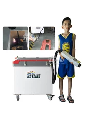 RAYLINE LASER 300w 200w 1000w Rust Removal System Fiber Laser Cleaning Machine Laser Cleaner Tool Clean Laser Machine