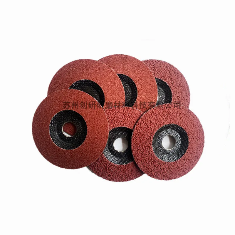 4/5inch Fiber sand disc 987C Ceramic particle precision formed fiber sand disc Flat ceramic grinding disc for Remove weld seam