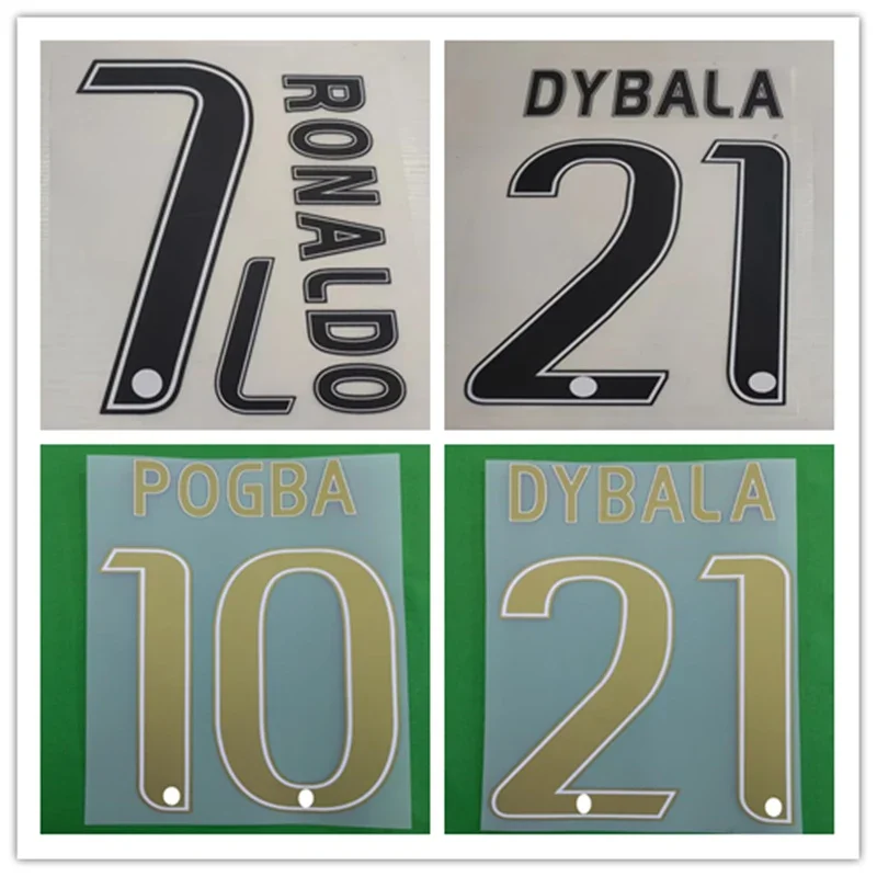 Super A Retro 2015 2016 2017, совка ronaldo dybala pogba, печать шрифтов с номером, патчи для горячего тиснения Super A Retro 2015 2016 2017, совка ronaldo dybala pogba, печать шрифтов с номером, патчи для горячего тиснения