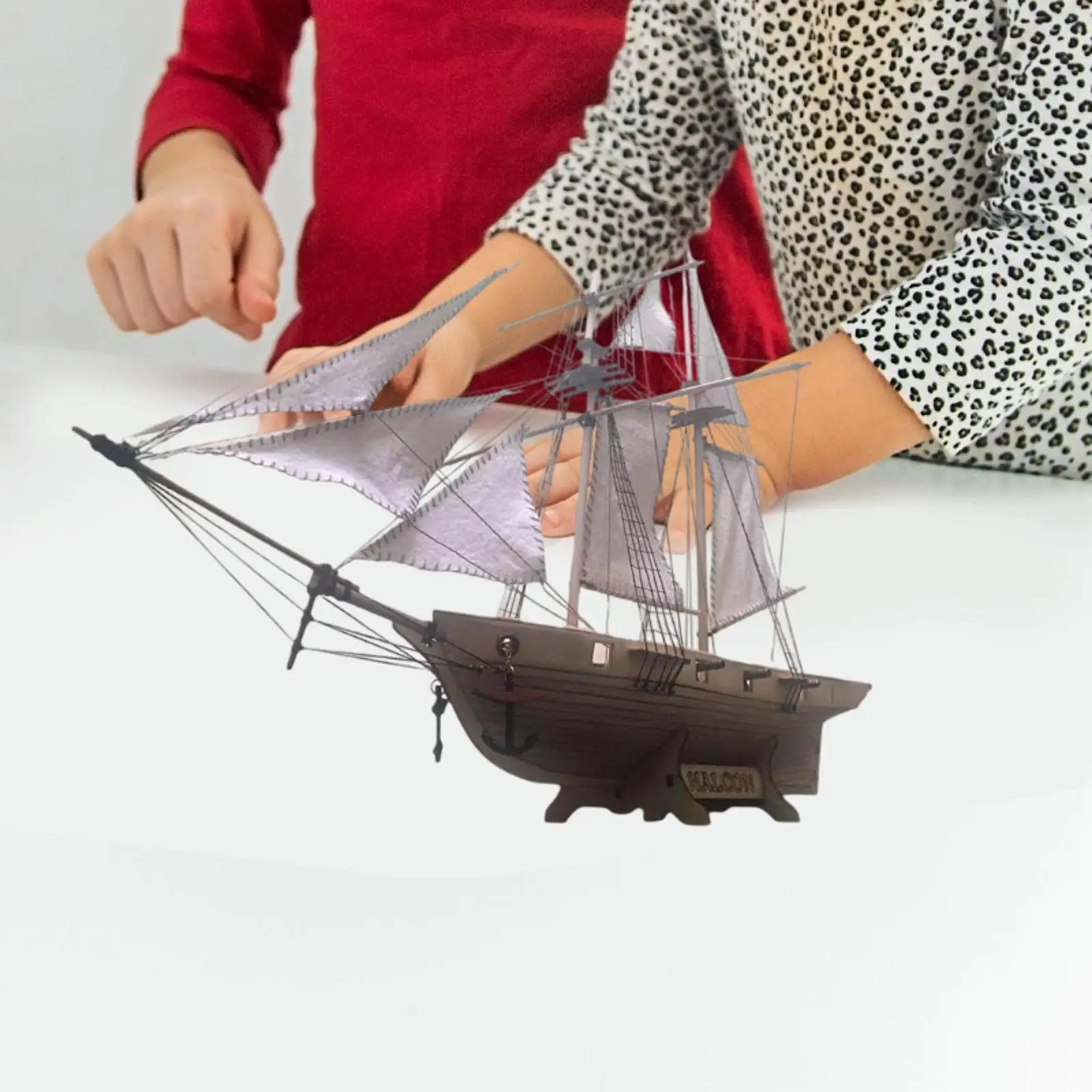 

Деревянный орнамент в виде парусника, сделай сам, сборка, ремесла, морской декор ручной работы для туалетного столика