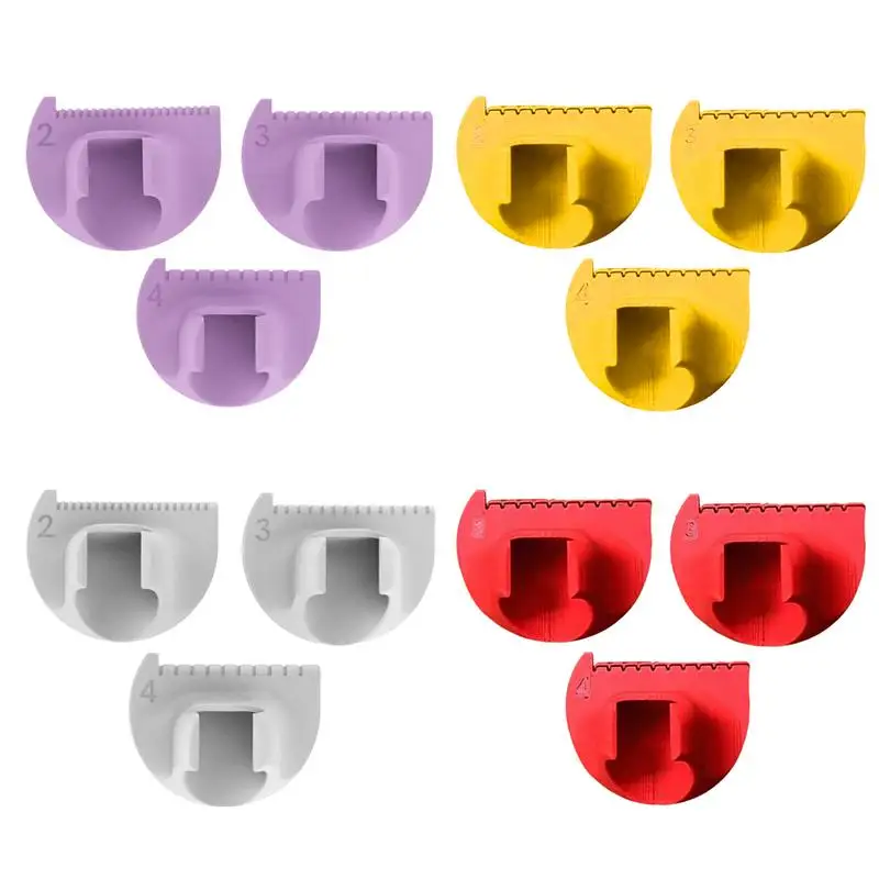 أداة خياطة الحواف قفل الحافة مجموعة قياس الخياطة مكونة من 3 قوالب قياس دليل مسطرة الإبهام للحرف اليدوية طبقات مستقيمة ومنحنية