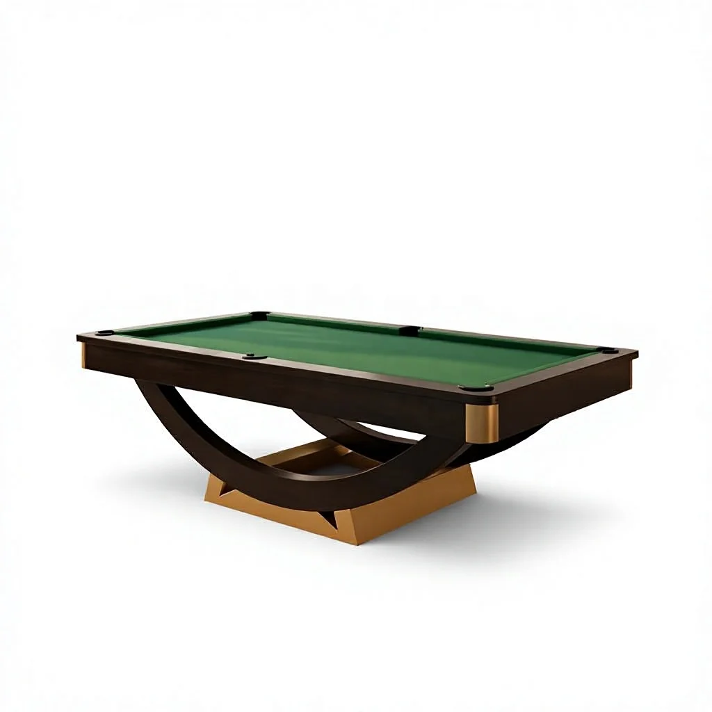 Luxury Solid Wood Pool Table Wool Cloth Billiards Table Custom Sizes for Home Club Studio