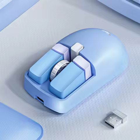 AULA SC320 Wireless Mouse 2.4G Dual-mode Bluetooth Charging Cute Girl for PC Laptop Ipad Office Esports Boy Gift