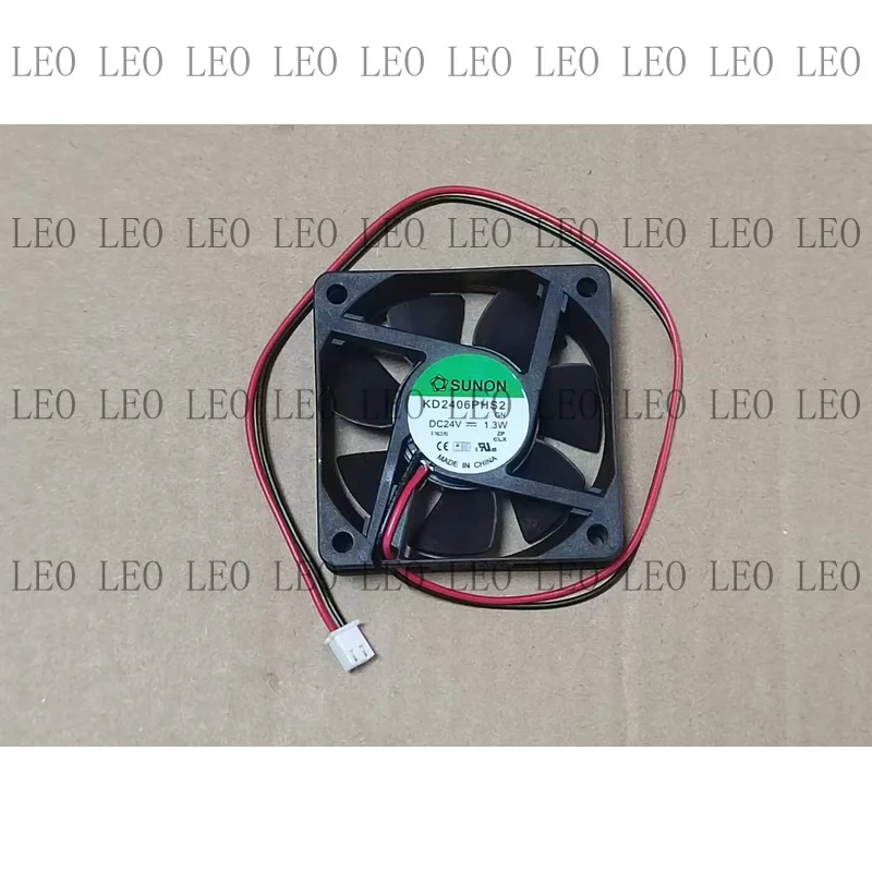 MY For SUNON KD2406PHS2 24V 1.3W 6015 31dBA 3800RPM Double Ball Inverter Fan 2-wire