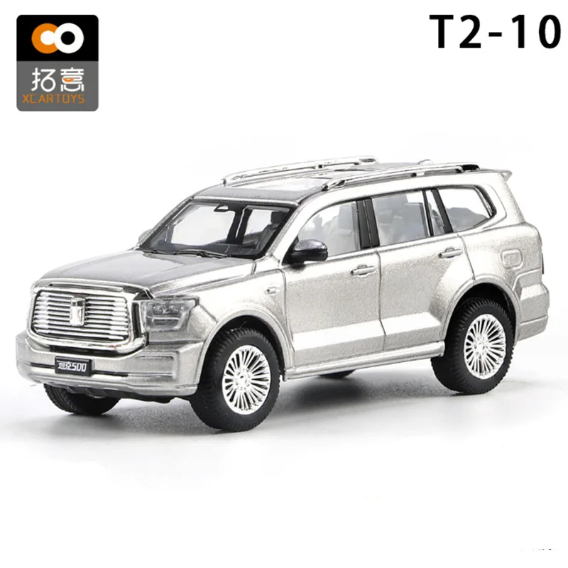 1:64 Tank 500 SUV Alloy Car Model Diecast Metal Off-road Vehicles Car Model Simulation Miniature Scale Collection Kids Toys Gift