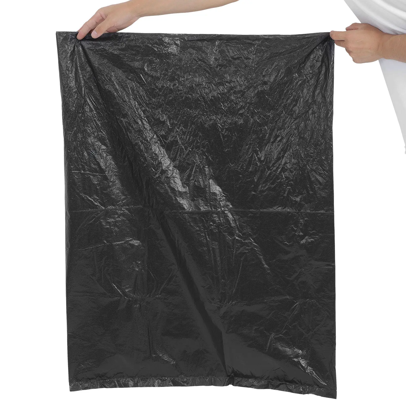 50Pcs Thickened Garbage Bags Heavy Duty Large Capacity Flat Mouth Design for Quick Disposal Commercial Kitchen Trash Bags
