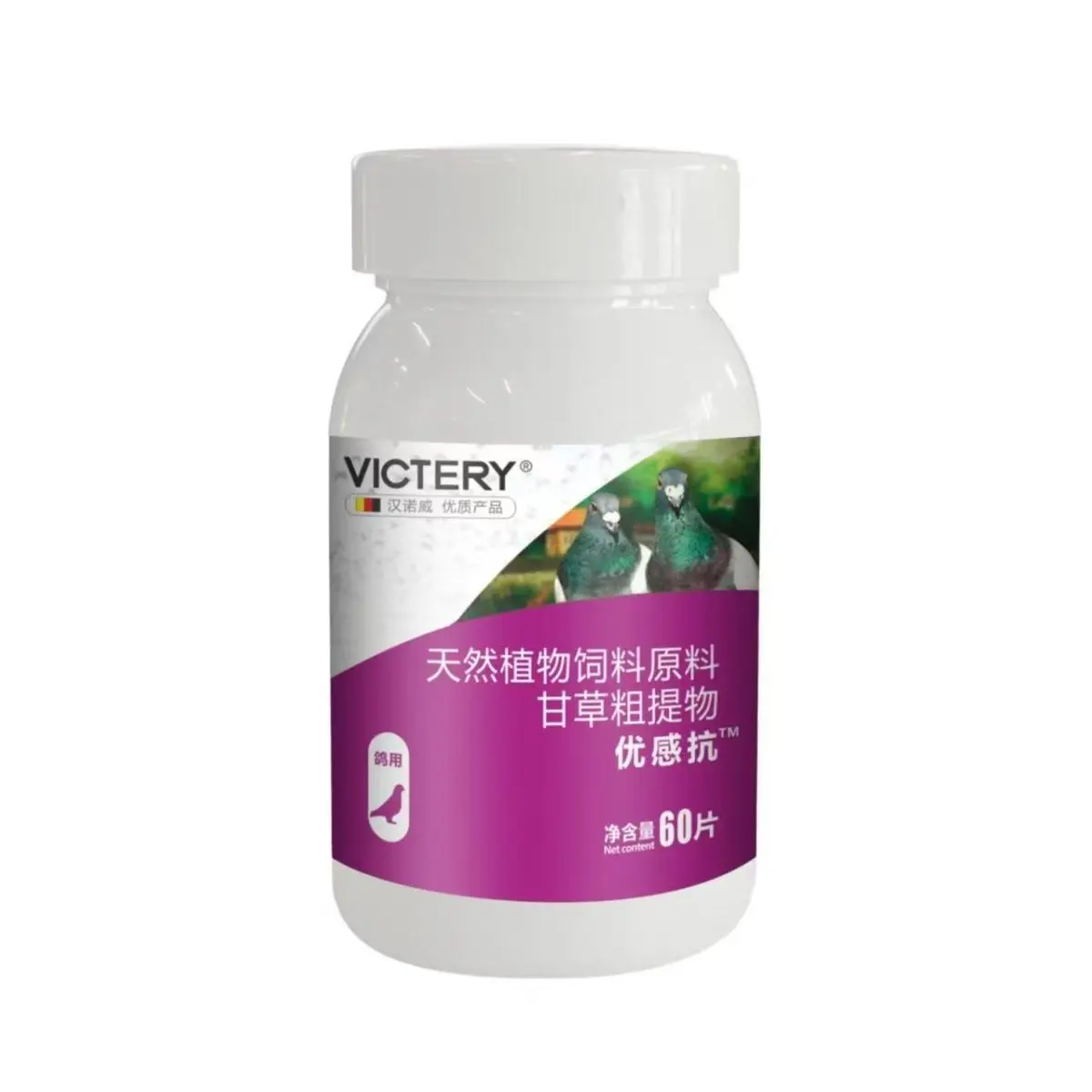 60 قرصًا/صندوق حمامة كلاميديا حمى الجهاز التنفسي المزمن للطيور والببغاء والحمام #1