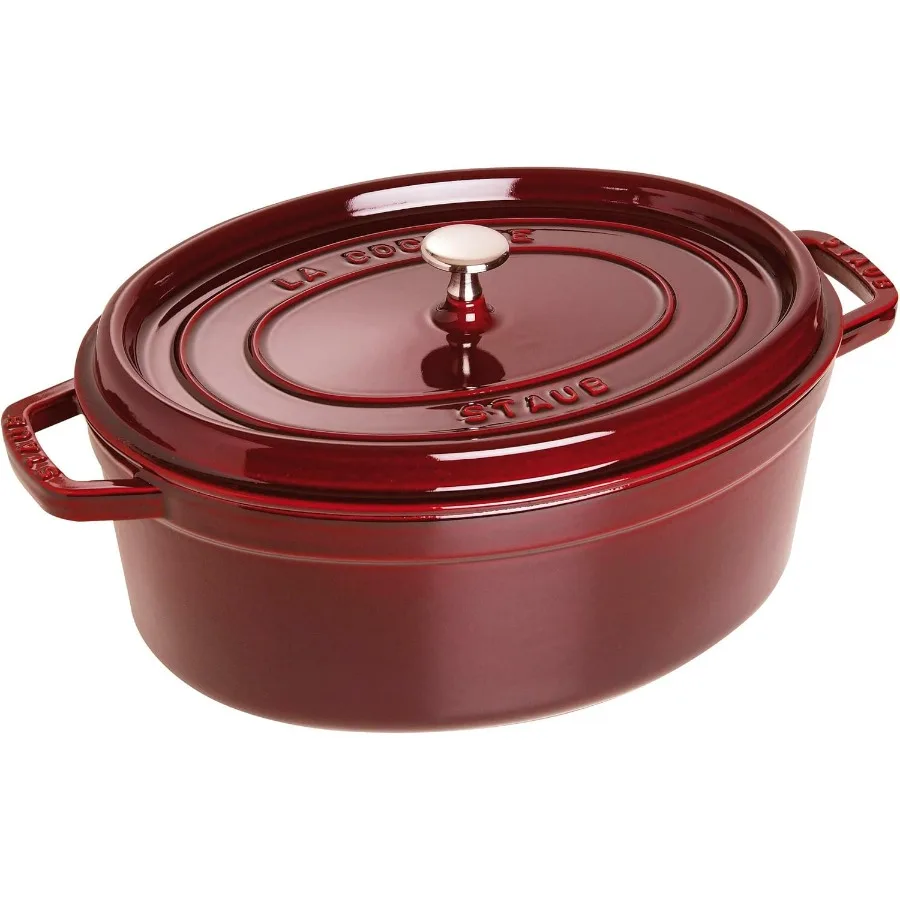 

Чугунная жаровня Cocotte Oval 33см 6,7 л Гренадин