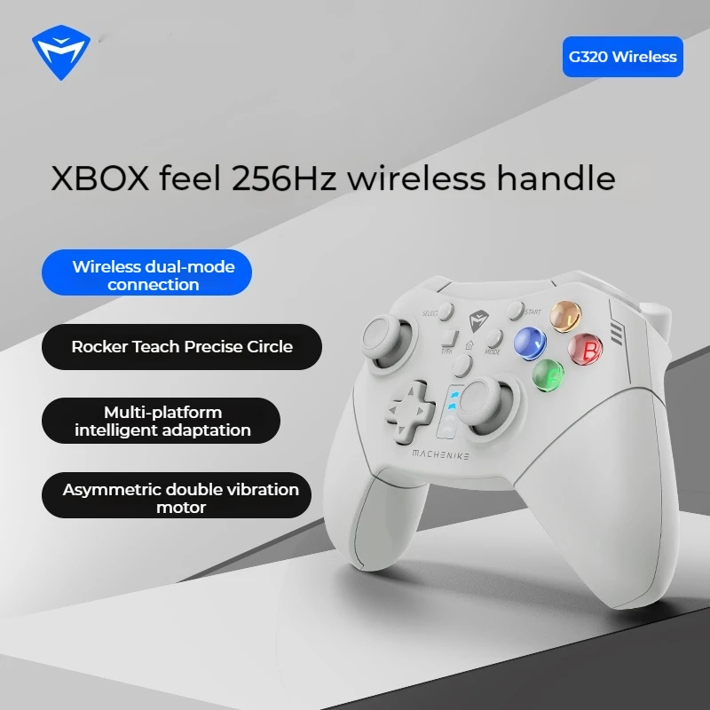 

Game Controller G320 Wired Wireless 2.4 Color Light Effect Dual Vibration Motor Linear Trigger Computer Steam Ns Switch Computer